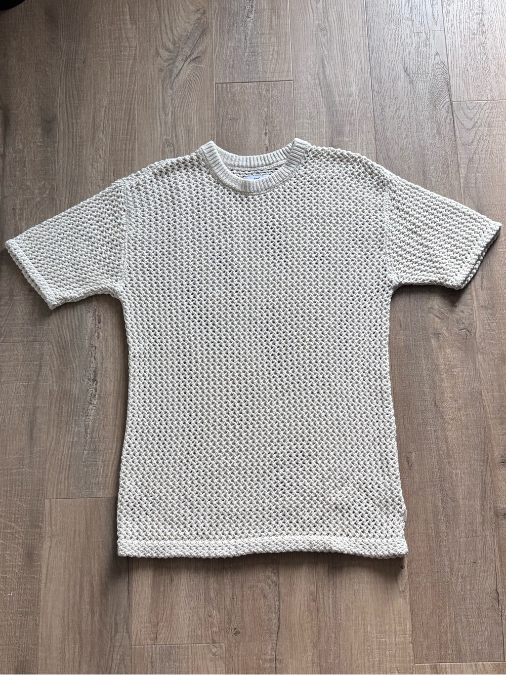 TNA Ponderosa Mesh Knit T-Shirt in Birch